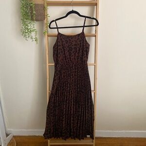 SHEIN MIDI leopard/cheetah dress